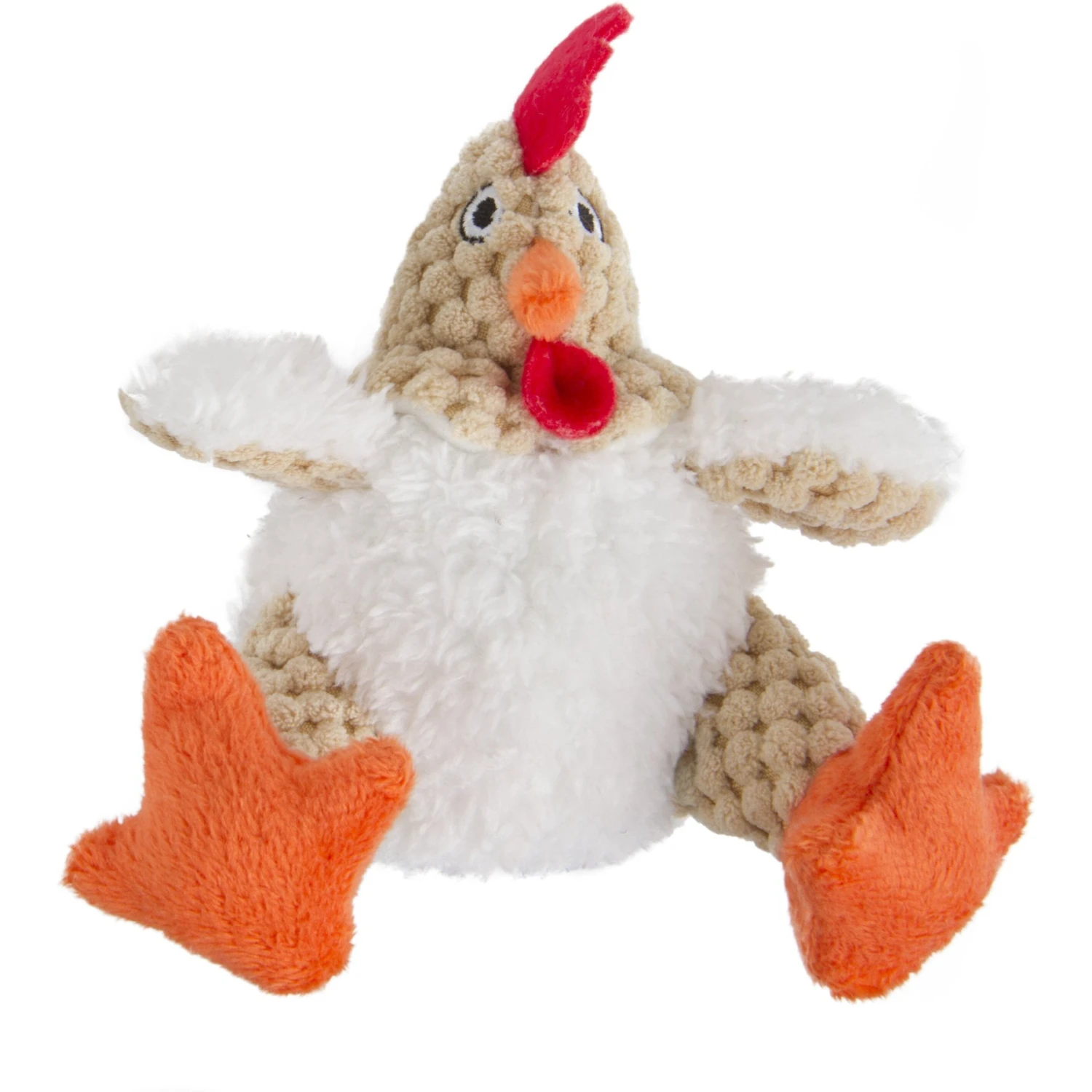 GoDog Checkers Chew Guard Rooster Squeaky Plush Dog Toy 1 GoDog Checkers Chew Guard Rooster Squeaky Plush Dog Toy