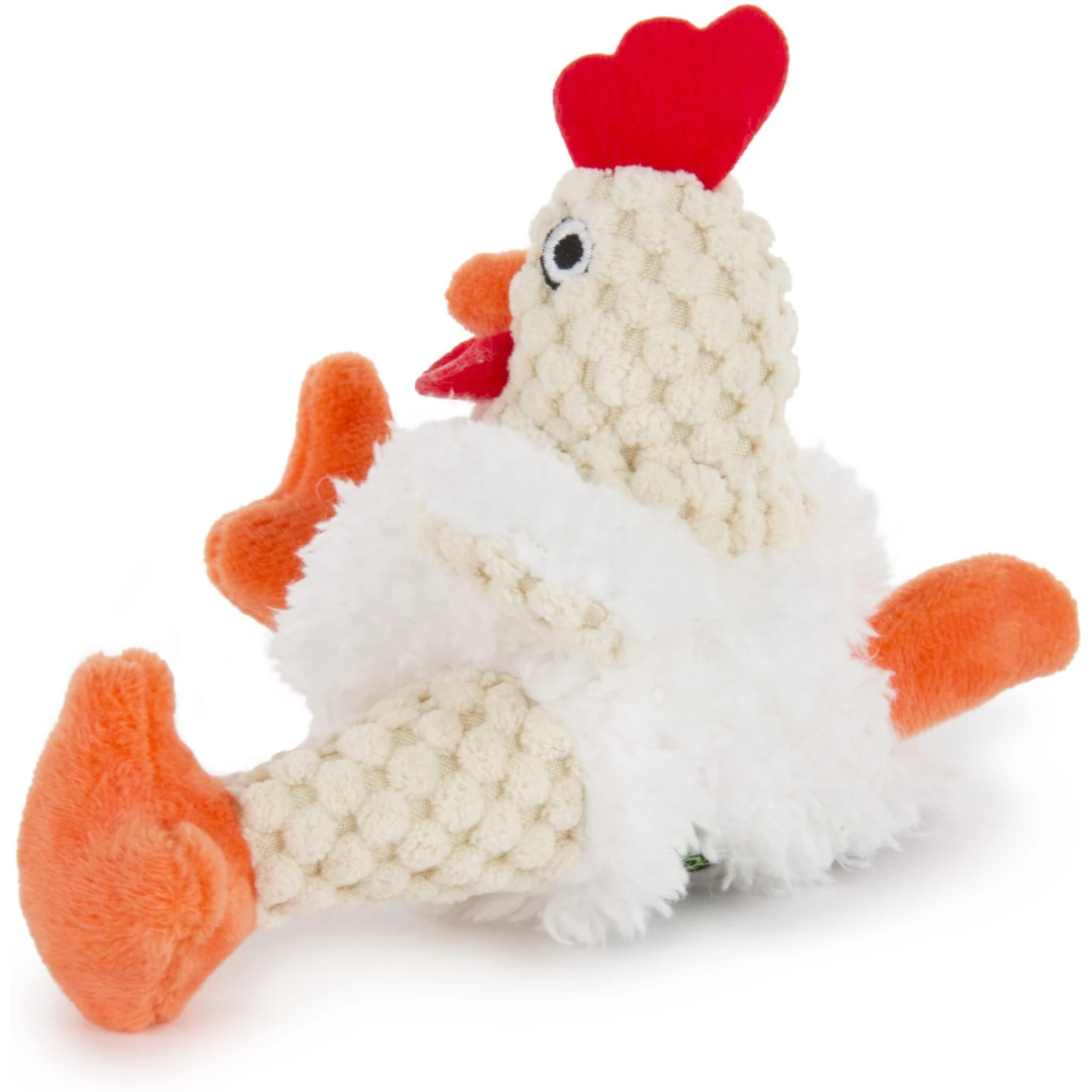 GoDog Checkers Chew Guard Rooster Squeaky Plush Dog Toy 3 GoDog Checkers Chew Guard Rooster Squeaky Plush Dog Toy - Image 3