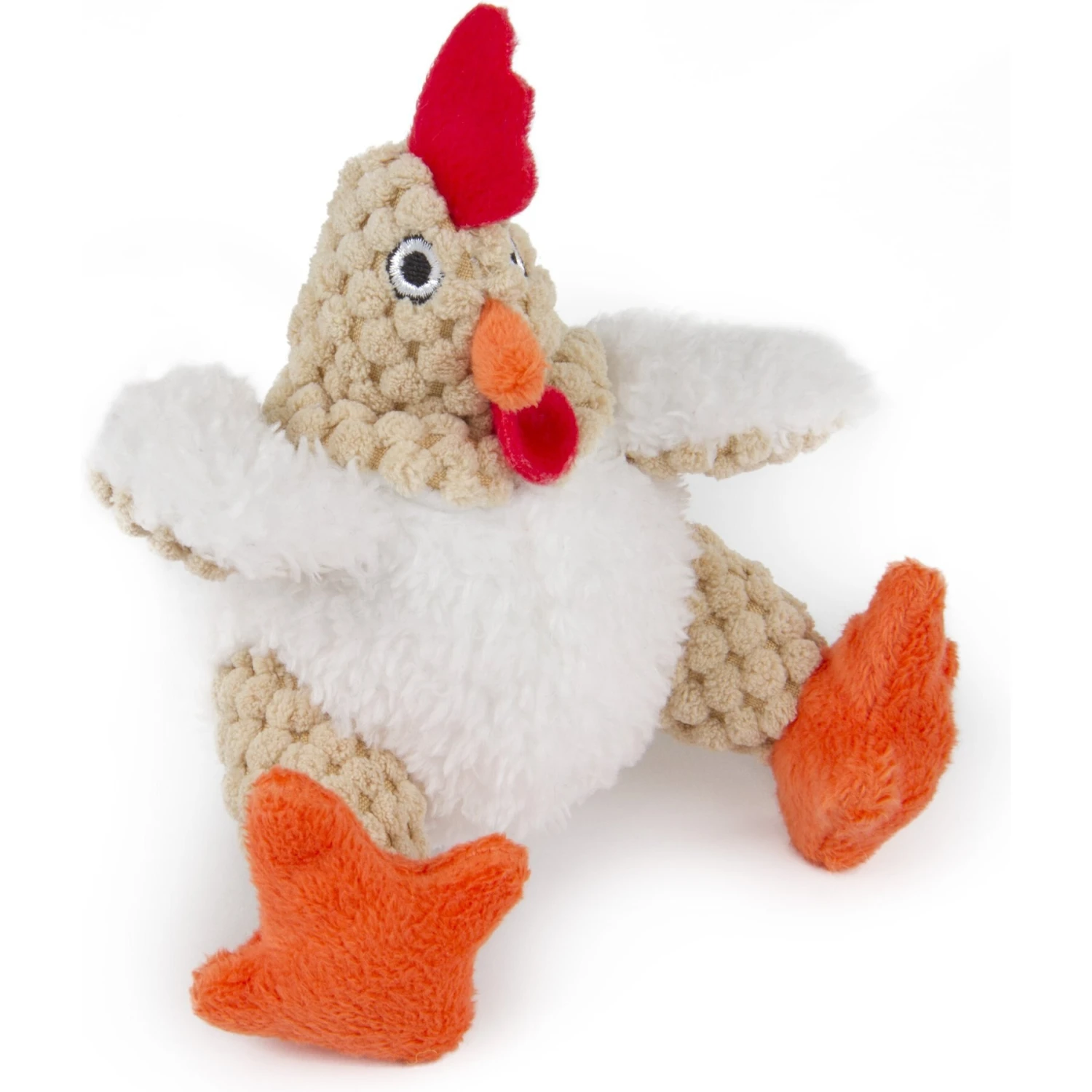 GoDog Checkers Chew Guard Rooster Squeaky Plush Dog Toy 5 GoDog Checkers Chew Guard Rooster Squeaky Plush Dog Toy - Image 5
