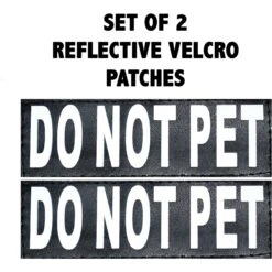 Doggie Stylz Do Not Pet Dog Patch, 2 Count