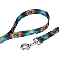 Country Brook Design Tie-Dye Flowers Polyester Martingale Dog Collar & Leash -PetSafe Kong Shop 135035 PT5. AC SS1800 V1628304700