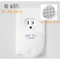 Mighty Paw Smart Bell 2.0 Potty Training Dog Doorbell, White -PetSafe Kong Shop 135584 PT6. AC SS1800 V1510861496