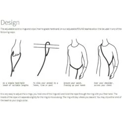 Found My Animal Adjustable Ombre Rope Dog Leash -PetSafe Kong Shop 135867 PT7. AC SS1800 V1503599132