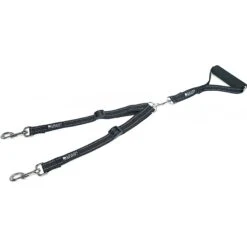 Leashboss Duo Reflective Double Dog Leash Coupler With Handle