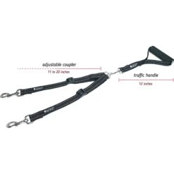 Leashboss Duo Reflective Double Dog Leash Coupler With Handle 9 Leashboss Duo Reflective Double Dog Leash Coupler With Handle -PetSafe Kong Shop 136706 PT2. AC SS1800 V1504025435