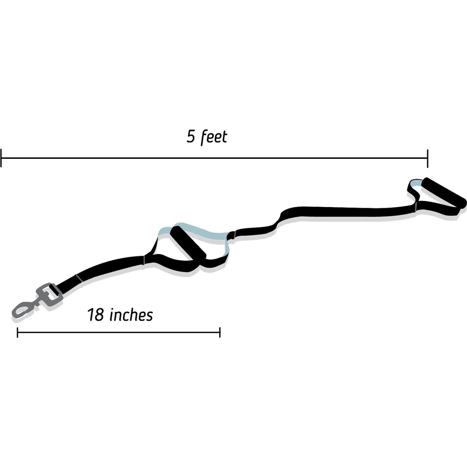 Leashboss Original Heavy Duty Two Handle No Pull Double Dog Leash 5 Leashboss Original Heavy Duty Two Handle No Pull Double Dog Leash - Image 5