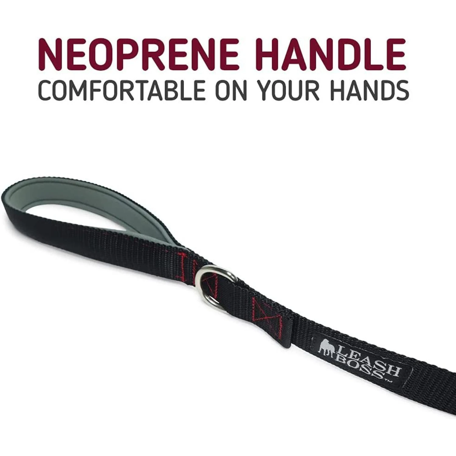 Leashboss Padded Handle Long Dog Leash 2 Leashboss Padded Handle Long Dog Leash - Image 2