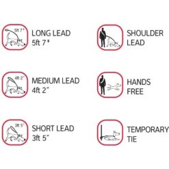 Red Dingo Classic Multi Purpose Nylon Hands-Free Running Dog Leash -PetSafe Kong Shop 138591 PT2. AC SS1800 V1685982281