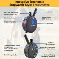 Educator By E-Collar Technologies The Boss 1 Mile Range Waterproof Dog Training Collar -PetSafe Kong Shop 139861 PT3. AC SS1800 V1595889953