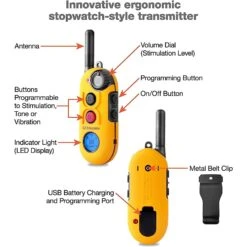 Educator By E-Collar Technologies Easy Educator 1/2 Mile Range Waterproof Dog Training Collar -PetSafe Kong Shop 139864 PT3. AC SS1800 V1595889654