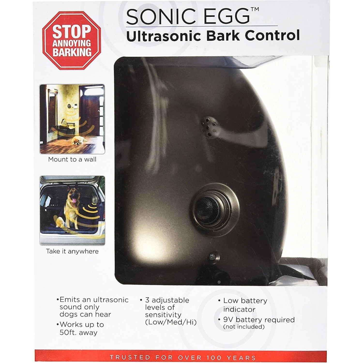 Sunbeam Sonic Egg Ultrasonic Bark Control Device 6 Sunbeam Sonic Egg Ultrasonic Bark Control Device - Image 6