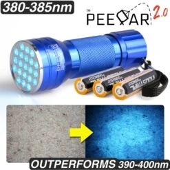 PeeDar 2.0 UV LED Flashlight Urine Detector 12 PeeDar 2.0 UV LED Flashlight Urine Detector -PetSafe Kong Shop 141016 PT3. AC SS1800 V1569341595