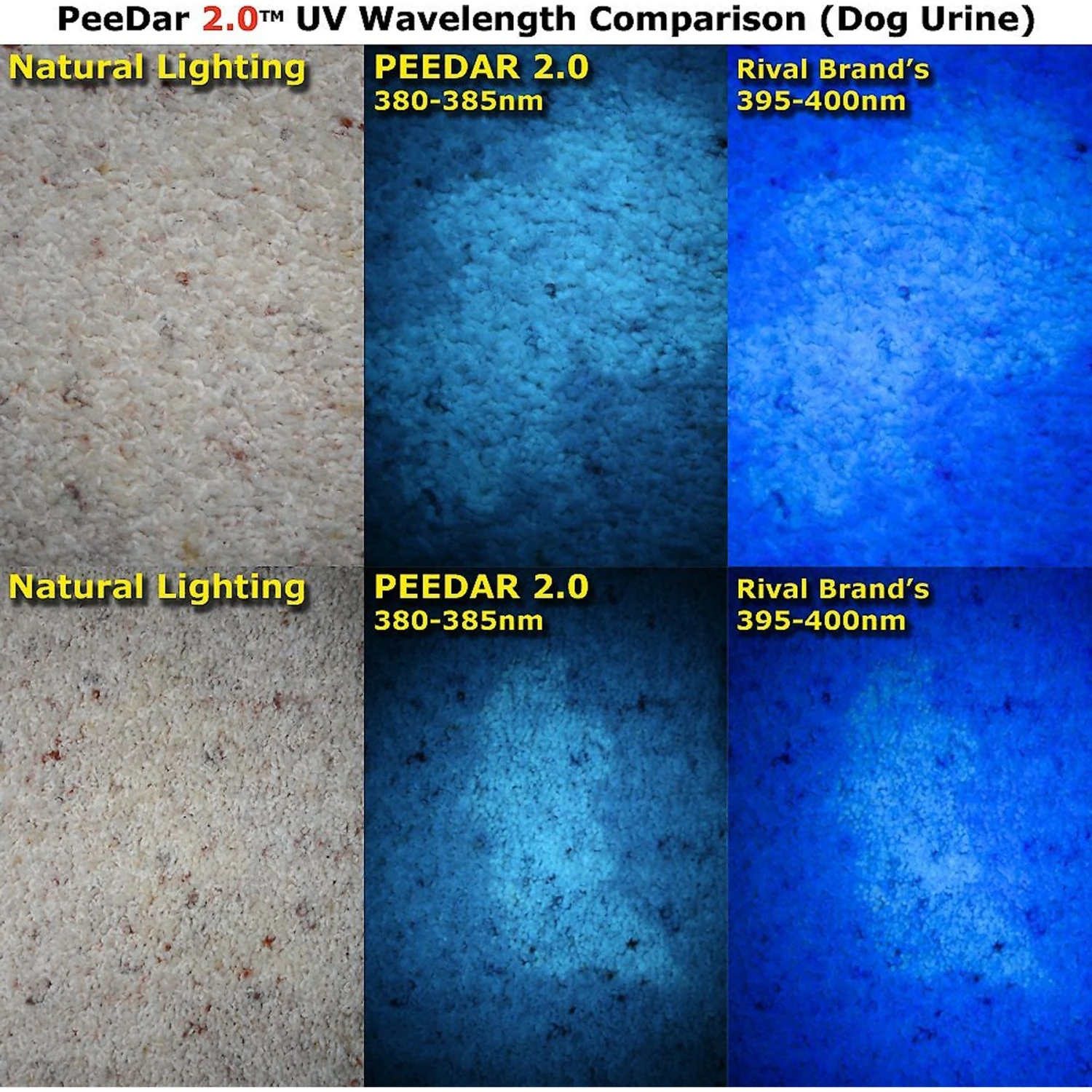 PeeDar 2.0 UV LED Flashlight Urine Detector 5 PeeDar 2.0 UV LED Flashlight Urine Detector - Image 5