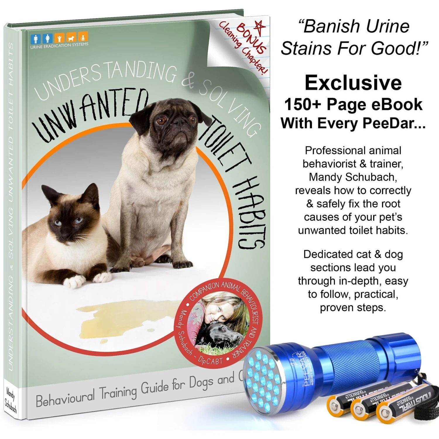 PeeDar 2.0 UV LED Flashlight Urine Detector 7 PeeDar 2.0 UV LED Flashlight Urine Detector - Image 7