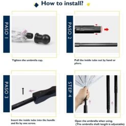 LesyPet Dog Umbrella With Leash 7 LesyPet Dog Umbrella With Leash -PetSafe Kong Shop 142485 PT5. AC SS1800 V1576597373