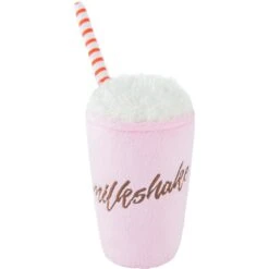 P.L.A.Y. Pet Lifestyle And You American Classic Food Milkshake Squeaky Plush Dog Toy