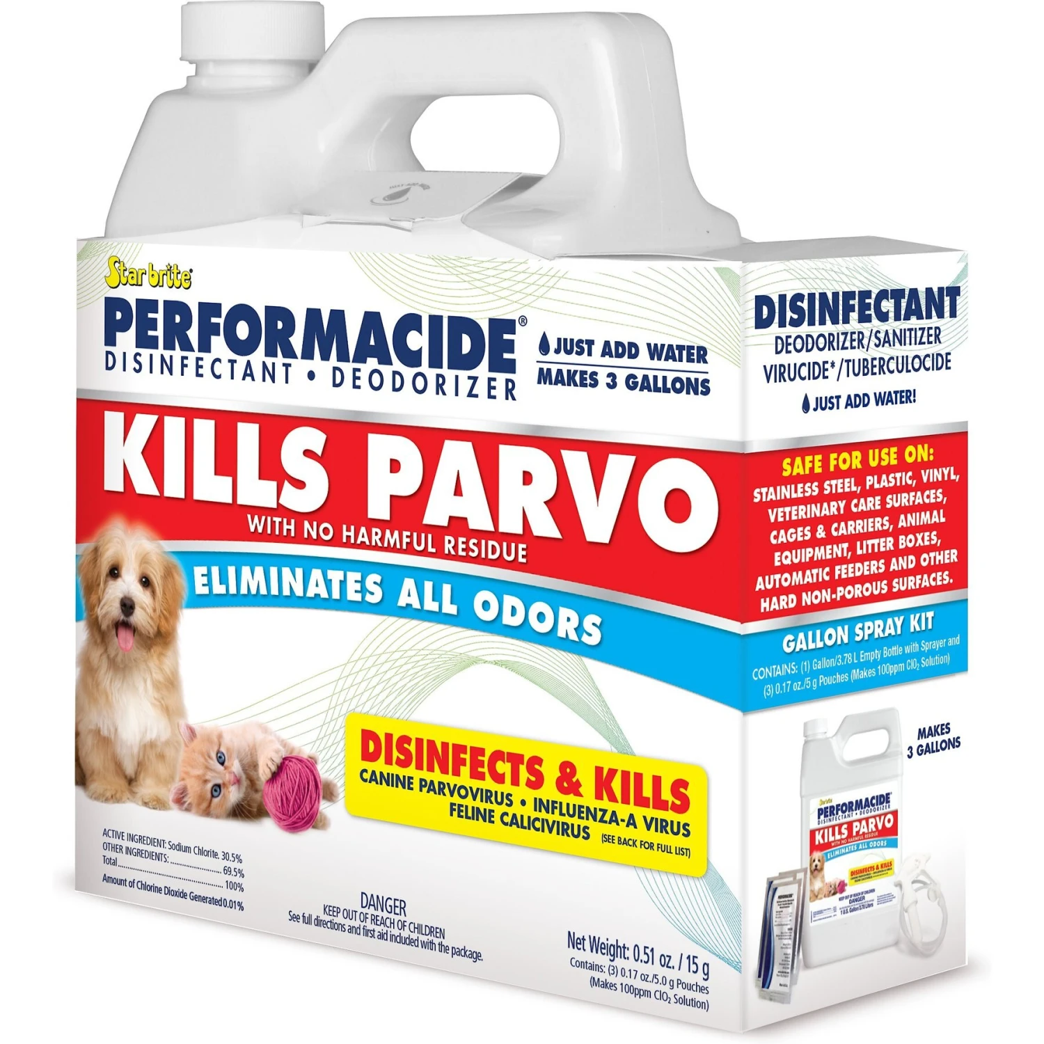 Performacide Kills Parvo Disinfectant & Deodorizer Kit 2 Performacide Kills Parvo Disinfectant & Deodorizer Kit - Image 2