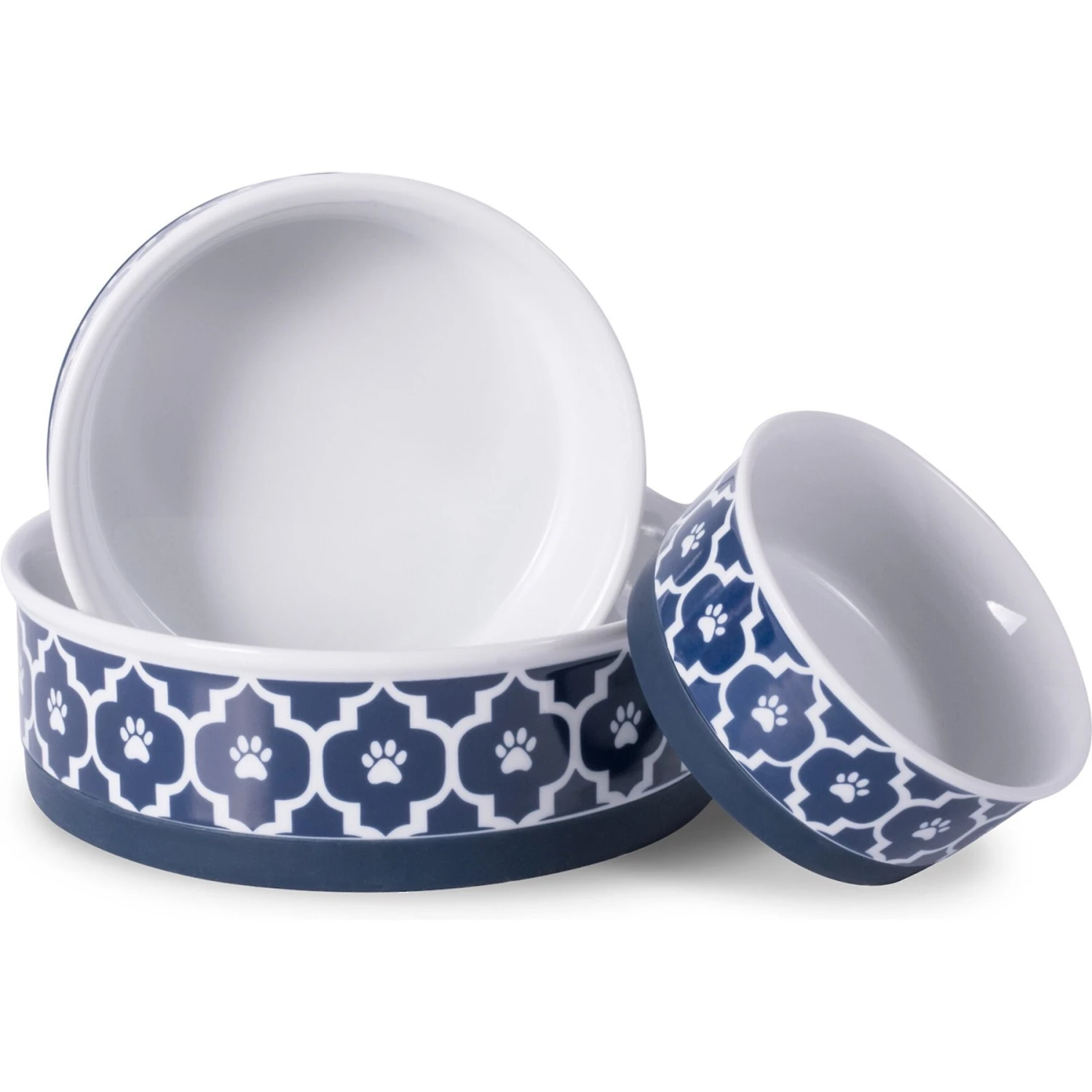 Bone Dry Lattice Non-Skid Ceramic Dog & Cat Bowl 6 Bone Dry Lattice Non-Skid Ceramic Dog & Cat Bowl - Image 6