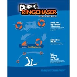 Chuckit! Ultra Ring Launcher Fetch Dog Toy -PetSafe Kong Shop 145393 PT7. AC SS1800 V1550163430