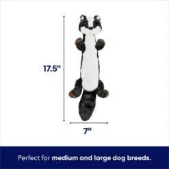Frisco Skunk Skinny Plush Squeaky Dog Toy -PetSafe Kong Shop 147047 PT1. AC SS1800 V1695659156