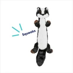 Frisco Skunk Skinny Plush Squeaky Dog Toy -PetSafe Kong Shop 147047 PT2. AC SS1800 V1695671028
