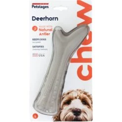 Petstages Deerhorn Tough Dog Chew Toy -PetSafe Kong Shop 148094 PT6. AC SS1800 V1631685078