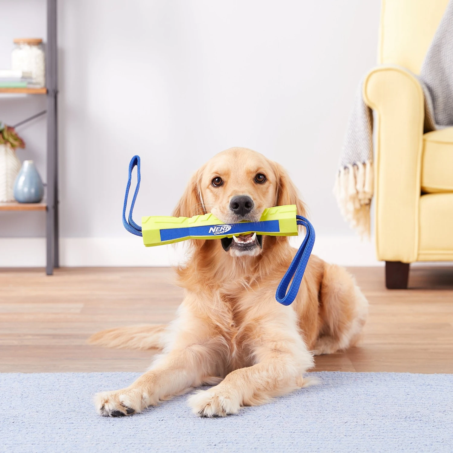 Nerf Dog Nylon & Foam Mega Tuff Fabric Competition Stick Dog Toy 2 Nerf Dog Nylon & Foam Mega Tuff Fabric Competition Stick Dog Toy - Image 2