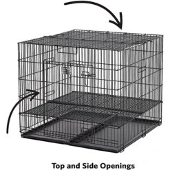 MidWest Double Door Collapsible Wire Puppy Crate 11 MidWest Double Door Collapsible Wire Puppy Crate -PetSafe Kong Shop 148953 PT4. AC SS1800 V1562187774