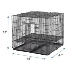 MidWest Double Door Collapsible Wire Puppy Crate 12 MidWest Double Door Collapsible Wire Puppy Crate -PetSafe Kong Shop 148953 PT5. AC SS1800 V1586805104