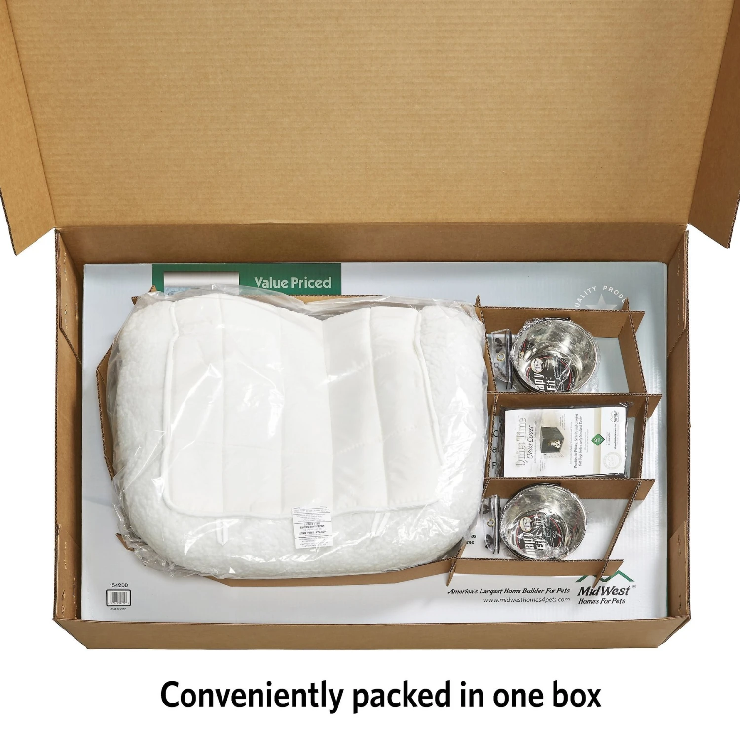 MidWest ICrate Double Door Collapsible Wire Dog Crate Kit 7 MidWest ICrate Double Door Collapsible Wire Dog Crate Kit - Image 7