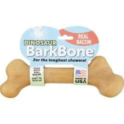 Pet Qwerks Dinosaur BarkBone Bacon Flavor Tough Dog Chew Toy 12 Pet Qwerks Dinosaur BarkBone Bacon Flavor Tough Dog Chew Toy -PetSafe Kong Shop 151566 PT7. AC SS1800 V1546034007