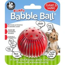 Pet Qwerks Blinky Babble Ball Dog Toy -PetSafe Kong Shop 151569 PT5. AC SS1800 V1589901720
