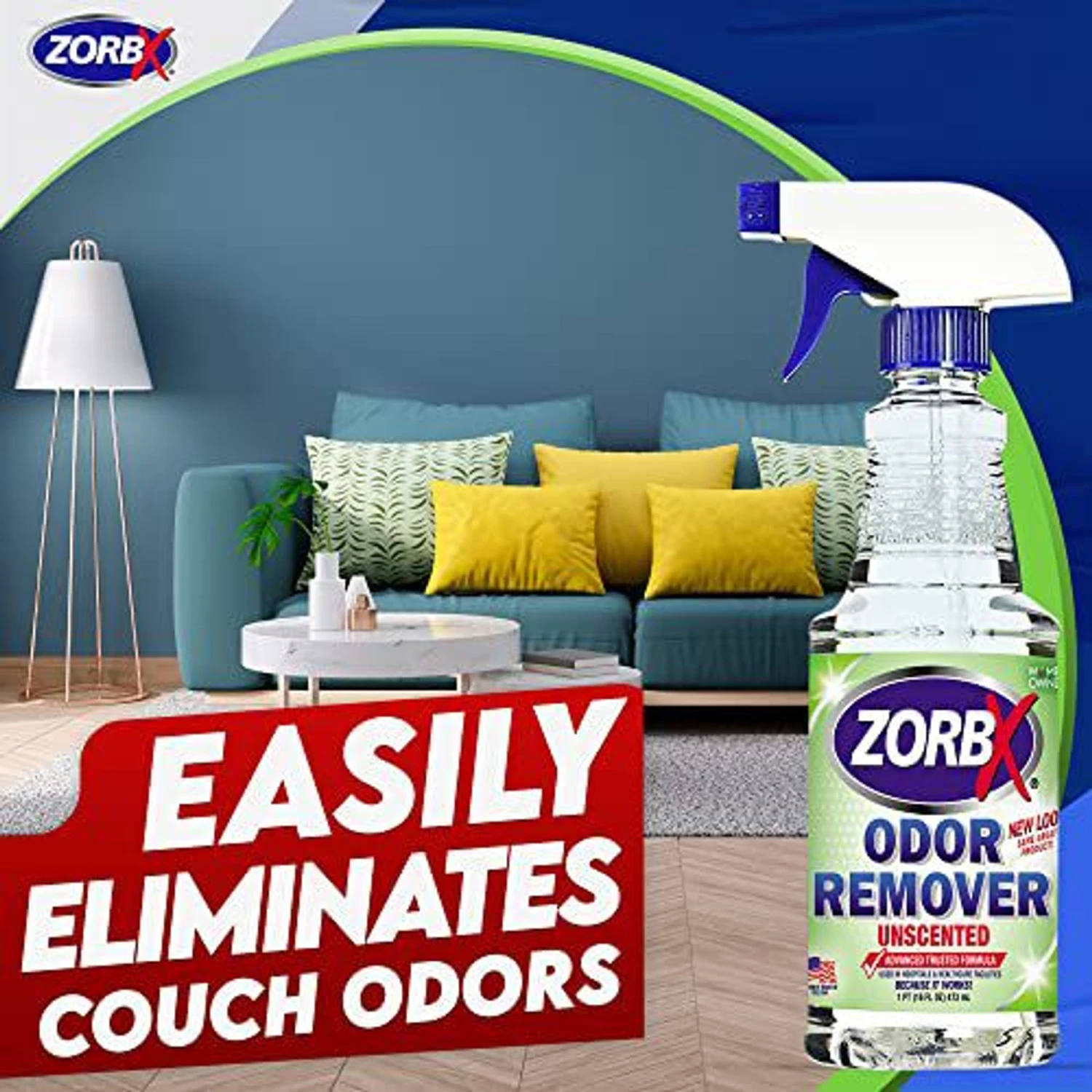 ZORBX Unscented Odor Remover, 16-oz Bottle 3 ZORBX Unscented Odor Remover, 16-oz Bottle - Image 3