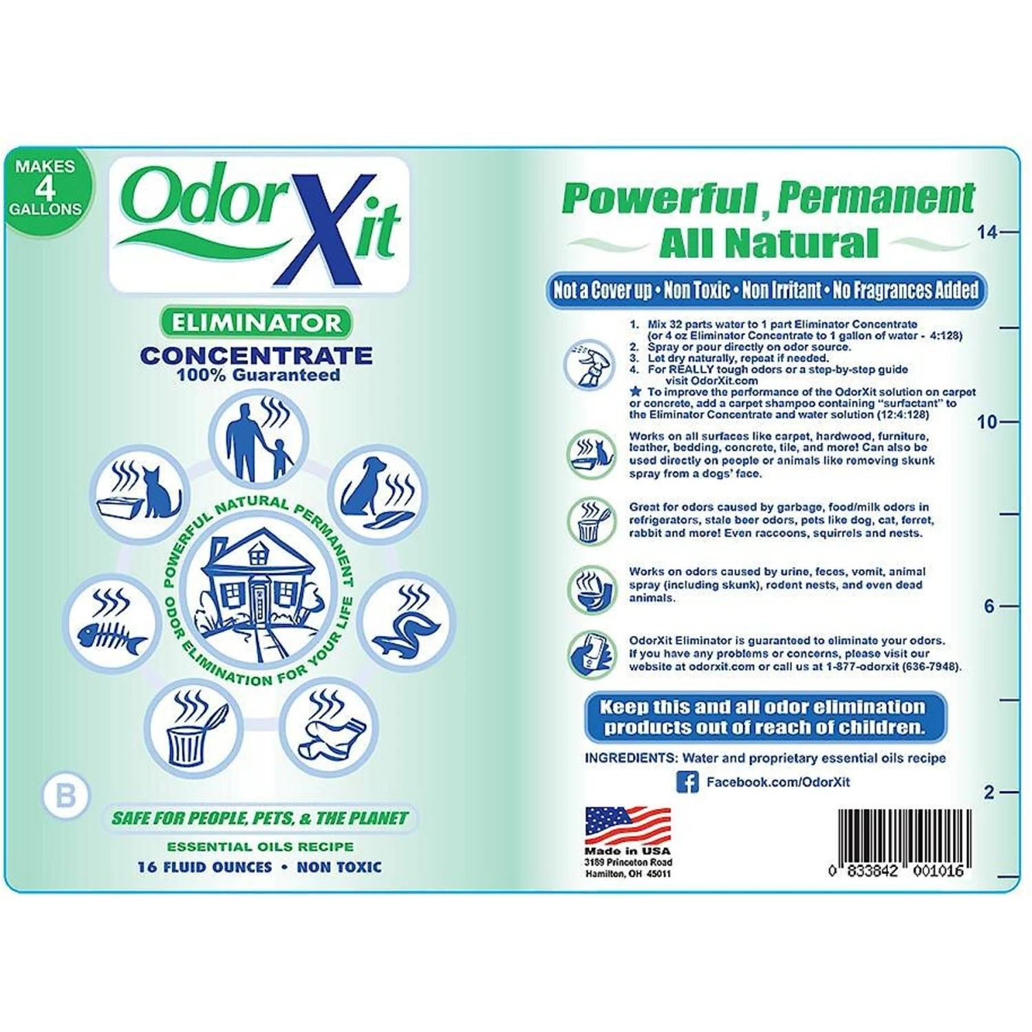 OdorXit Concentrate Odor Remover, 16-oz Bottle 3 OdorXit Concentrate Odor Remover, 16-oz Bottle - Image 3