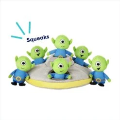 Frisco Flying Saucer & Aliens Hide & Seek Puzzle Plush Squeaky Dog Toy -PetSafe Kong Shop 152812 PT3. AC SS1800 V1691776642