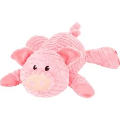 Best Seller 13 Frisco Corduroy Plush Squeaking Pig Dog Toy
