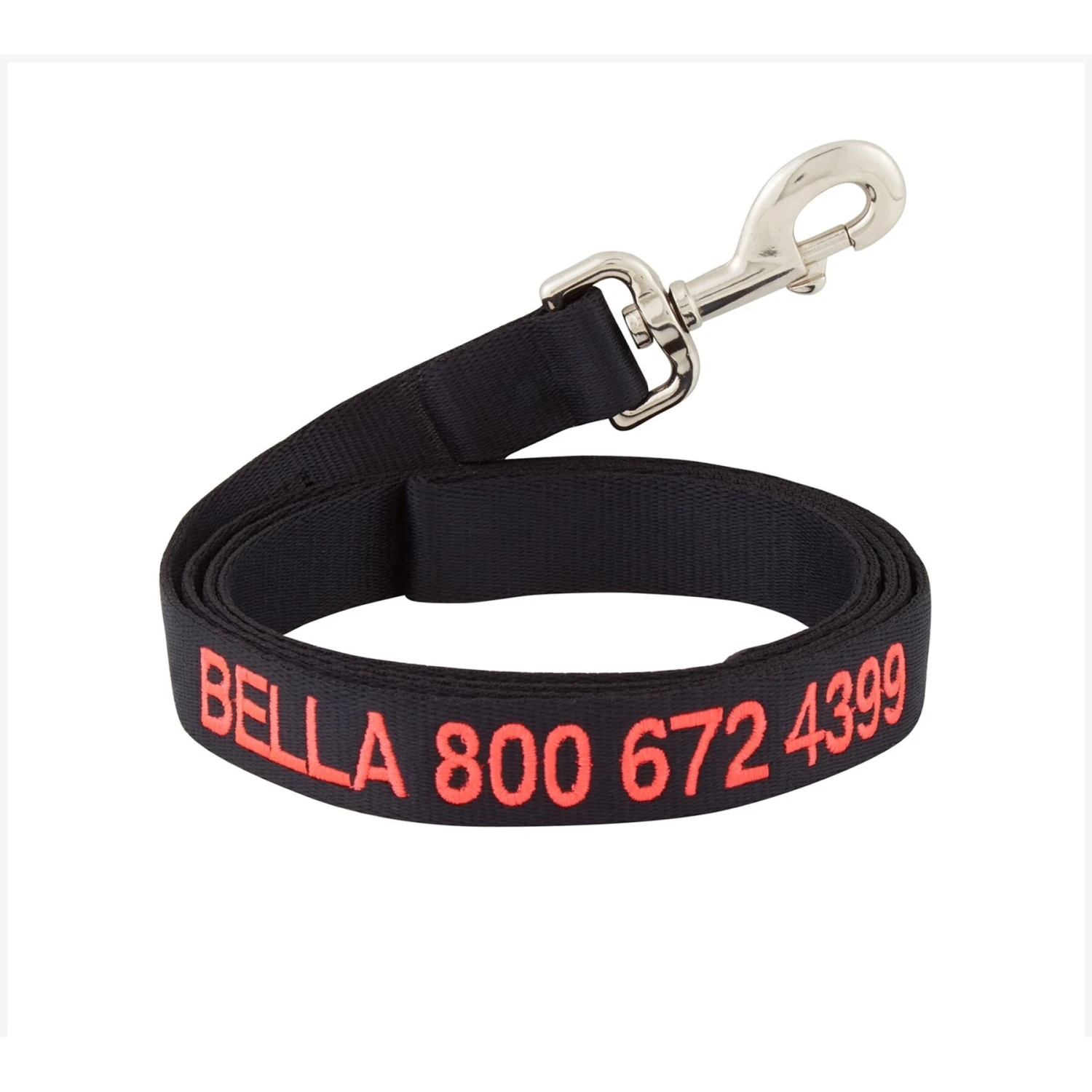 GoTags Nylon Personalized Dog Leash 1 GoTags Nylon Personalized Dog Leash