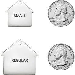 Frisco Stainless Steel Personalized Dog ID Tag, Dog House -PetSafe Kong Shop 153000 PT1. AC SS1800 V1548964618