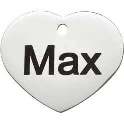 Frisco Personalized Dog & Cat ID Tag, Heart -PetSafe Kong Shop 153006 PT2. AC SS1800 V1548964744