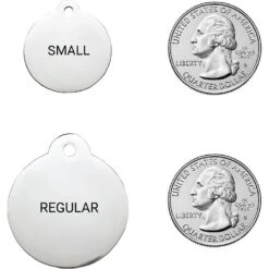 Frisco Personalized Dog & Cat Tag, Round -PetSafe Kong Shop 153015 PT1. AC SS1800 V1548964836