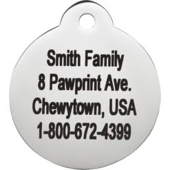 Frisco Personalized Dog & Cat Tag, Round -PetSafe Kong Shop 153015 PT3. AC SS1800 V1548964844