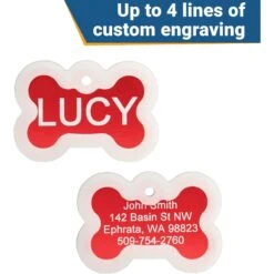 GoTags Anodized Aluminum Personalized Silencer Dog ID Tag -PetSafe Kong Shop 153021 PT2. AC SS1800 V1540560425