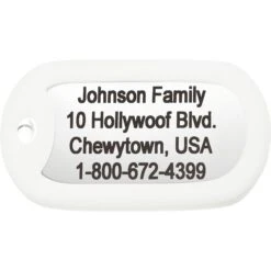 GoTags Stainless Steel Personalized Silencer Dog ID Tag -PetSafe Kong Shop 153034 PT2. AC SS1800 V1540560939