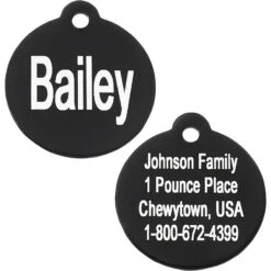 GoTags Anodized Aluminum Personalized Dog ID Tag