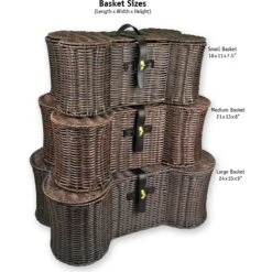 Bone Dry Bone-Shaped Wicker Storage Basket -PetSafe Kong Shop 153982 PT3. AC SS1800 V1539700822