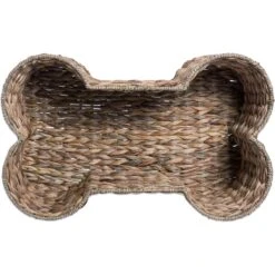 Bone Dry Bone-Shaped Hyacinth Storage Basket -PetSafe Kong Shop 153988 PT3. AC SS1800 V1539700818