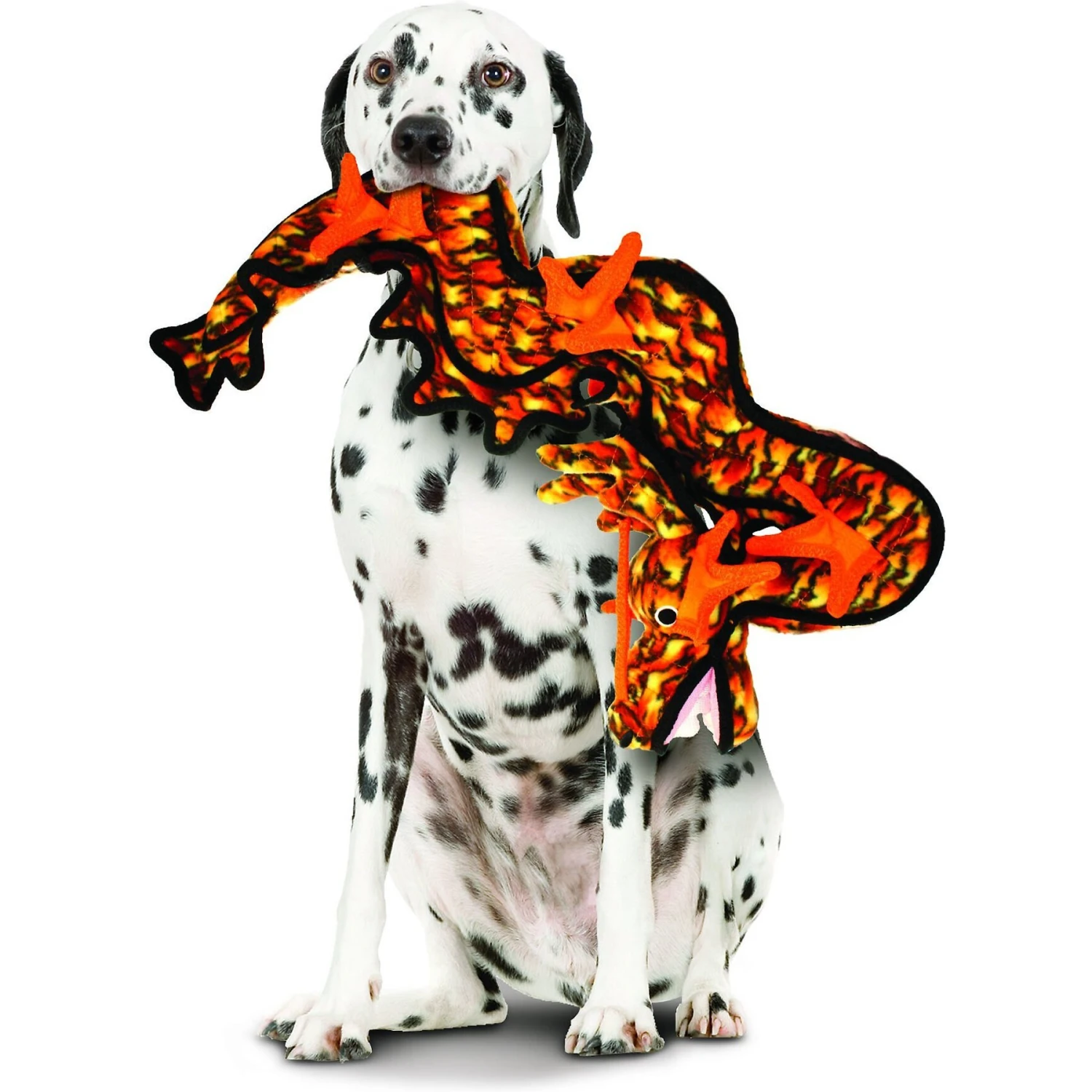 Tuffy's Dragon Plush Dog Toy 3 Tuffy's Dragon Plush Dog Toy - Image 3