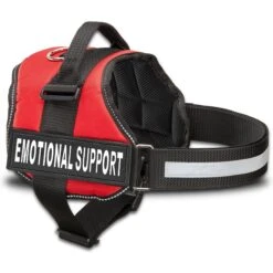Industrial Puppy Emotional Support Animal ESA Reflective Dog Harness