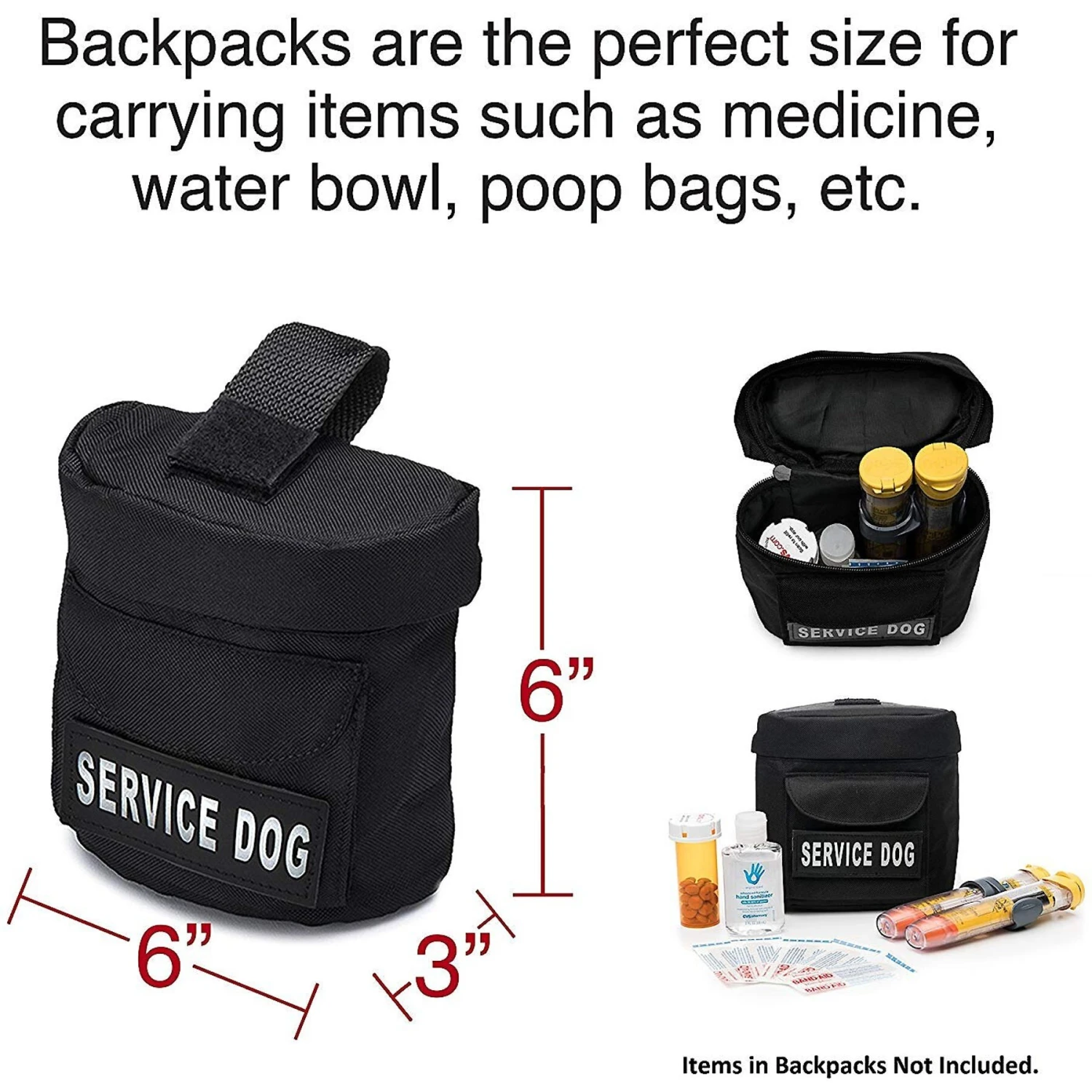 Industrial Puppy Service Dog Harness Saddle Bag 2 Industrial Puppy Service Dog Harness Saddle Bag - Image 2