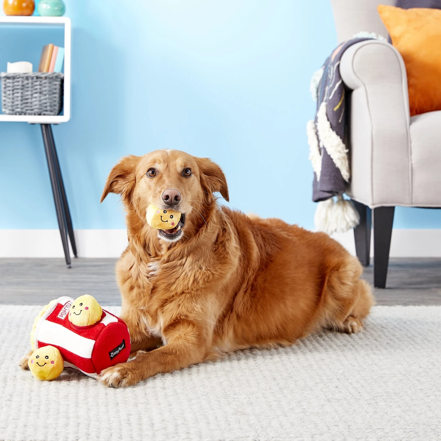 ZippyPaws Burrow Hide & Seek Plush Dog Toy 3 ZippyPaws Burrow Hide & Seek Plush Dog Toy - Image 3